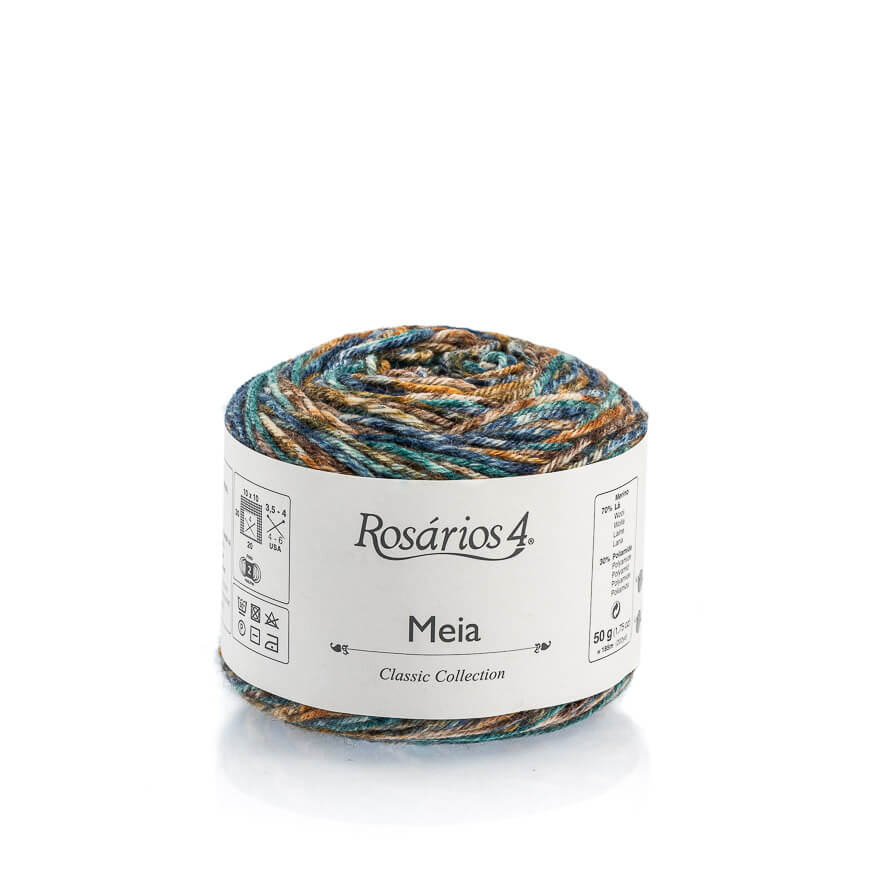 Rosarios 4 - 4 ply - Meia Print Socks