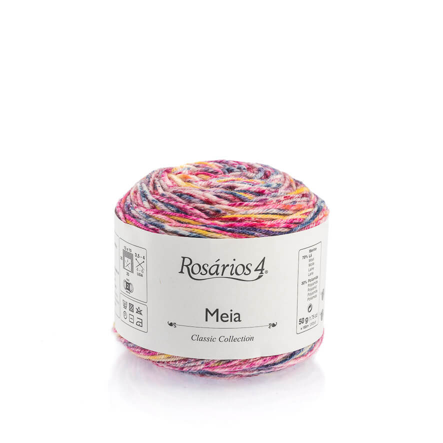 Rosarios 4 - 4 ply - Meia Print Socks