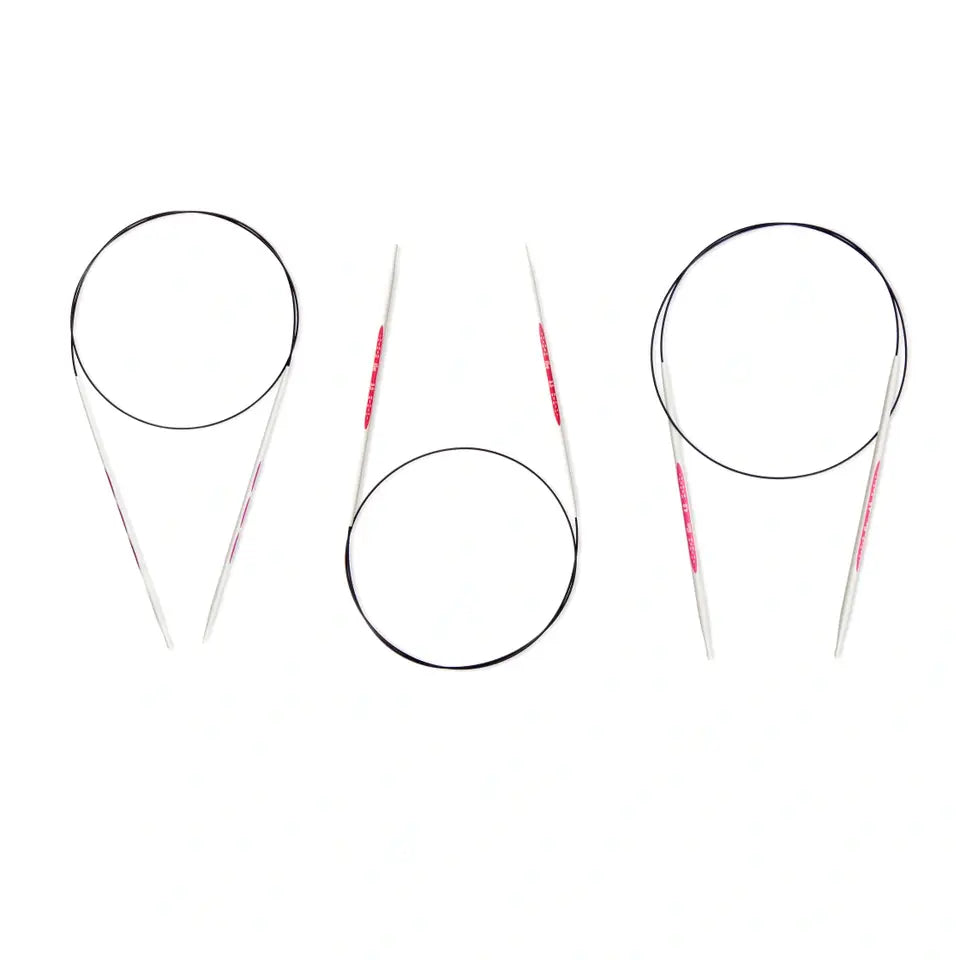 Fixed Circular Needles - 80cm set 3.0mm-4.0mm Prym - Ergonomics