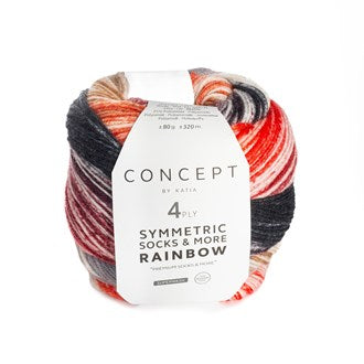 Katia - 4 ply - Rainbow Symmetric Socks & More