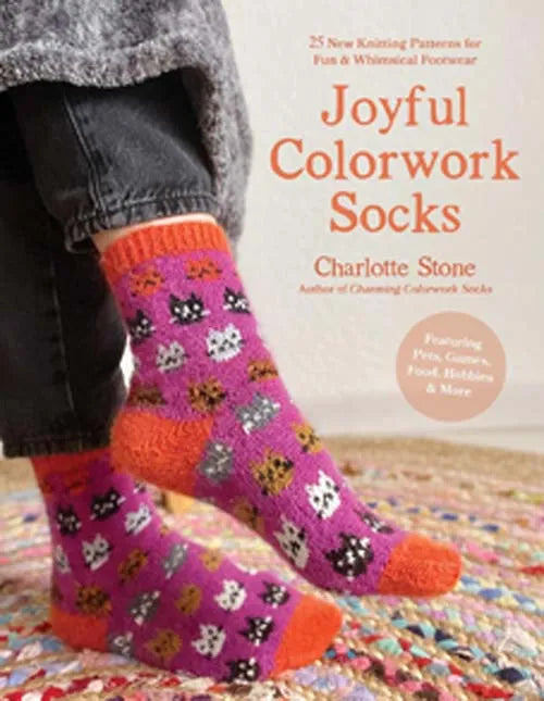 Joyful Colourwork Socks - Charlotte Stone