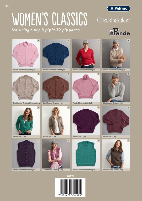 Knit Patterns - Women - Classic Knits