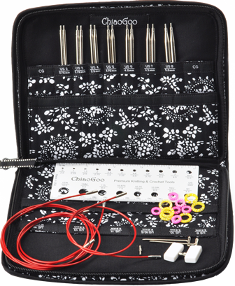 Interchangeable Set - ChiaoGoo - 5" tips - SS