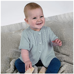 Kids - knit Pattern - 8 ply - My love cardigan 1567