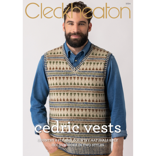 Cedric Vests - Pattern - 8ply