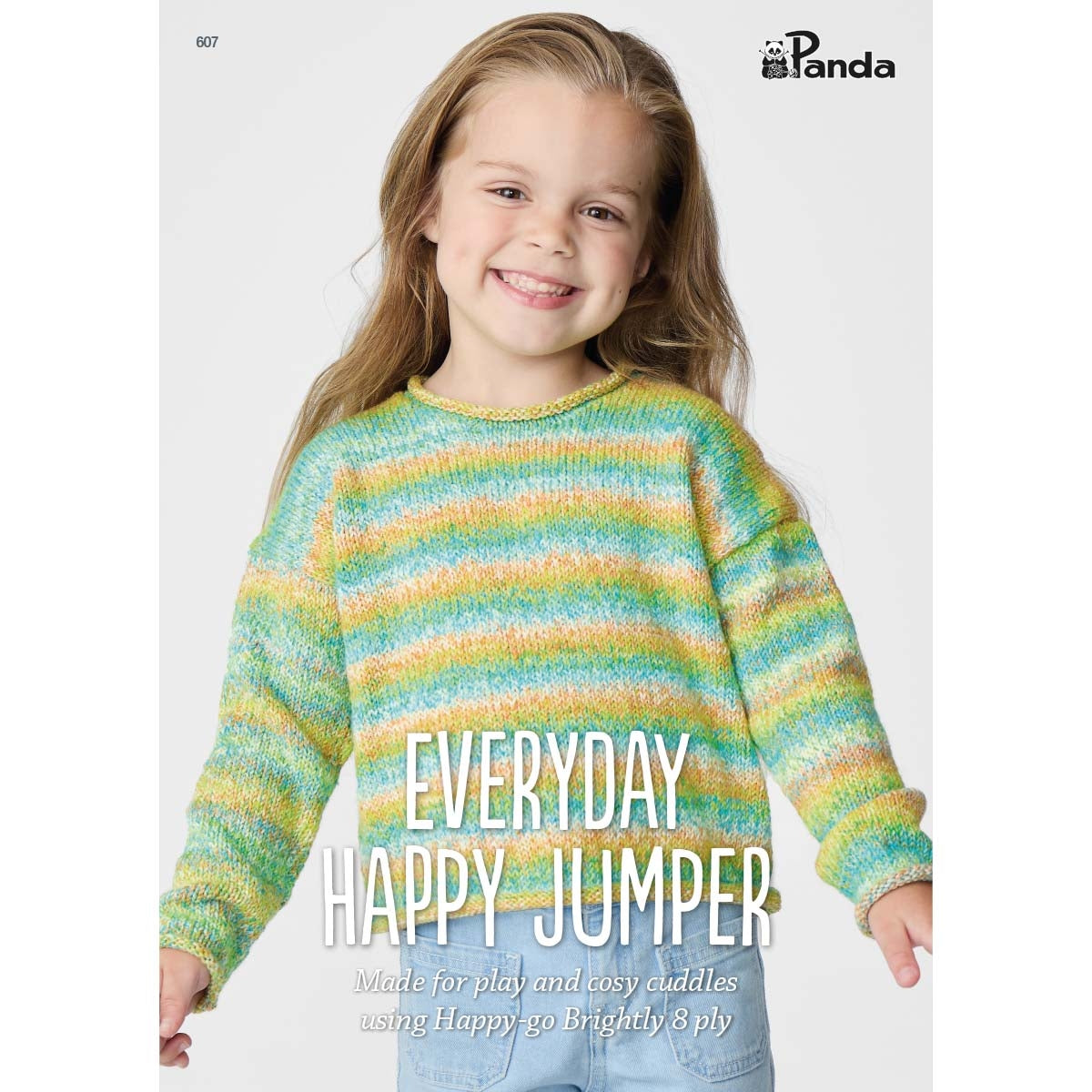 Pattern - Children 4-12 years - Knit 8ply - Everyday Happy Jumper