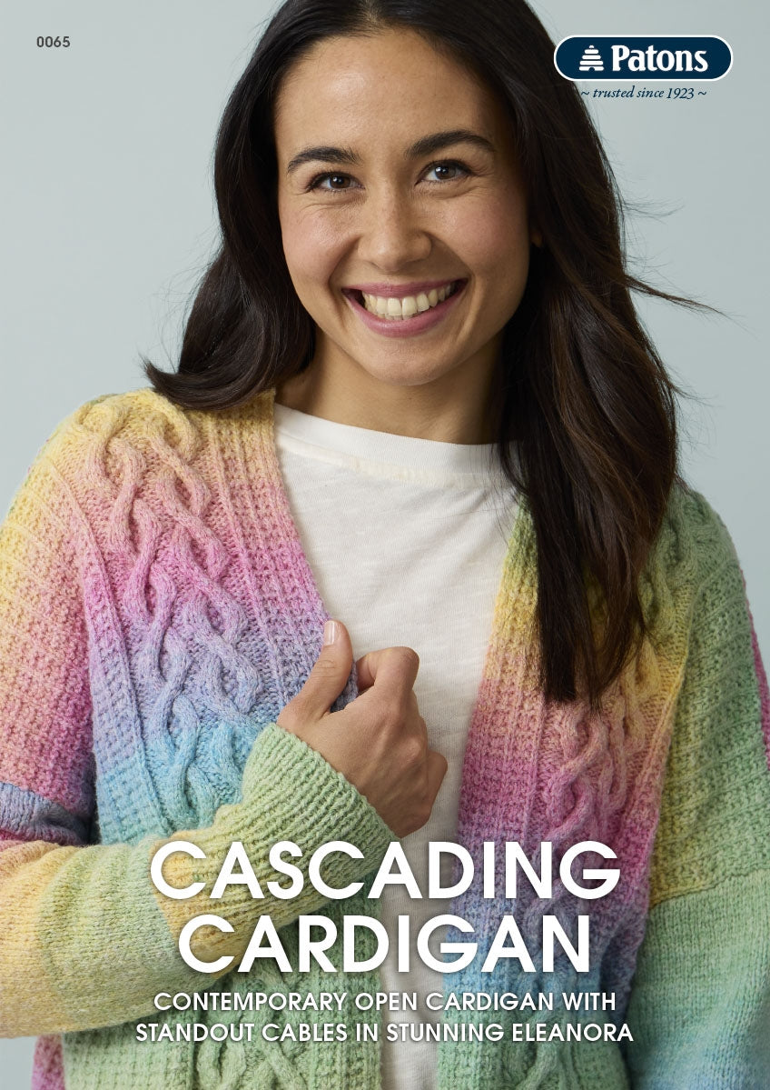 Patons - Knitting - Women  - Cascading Cardigan - 0065