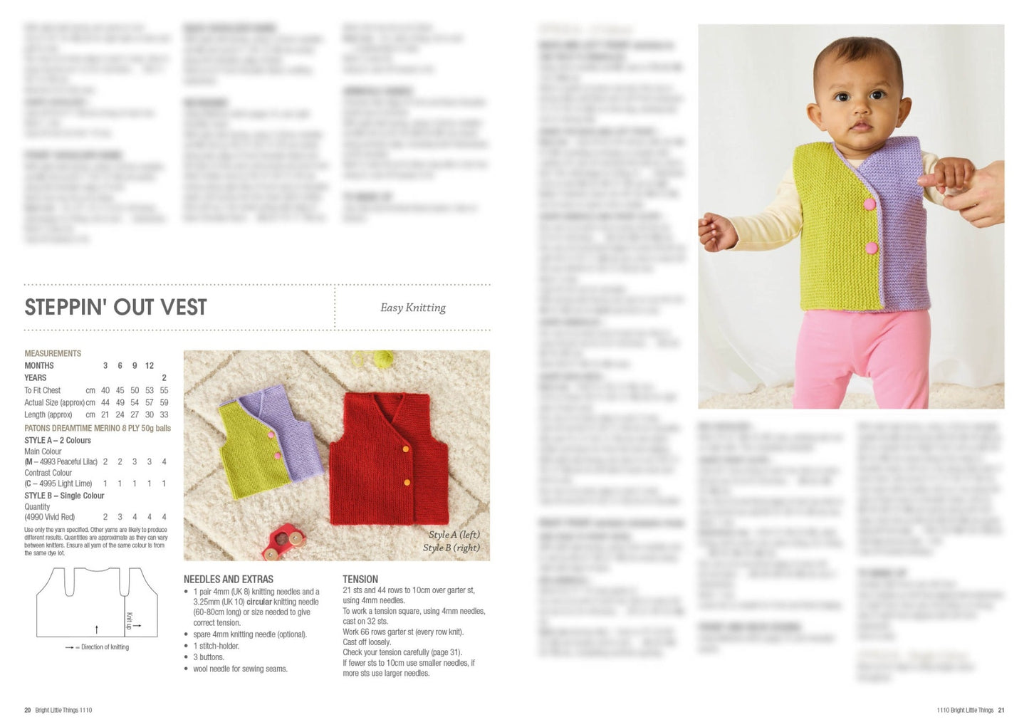 Bright little things - Knit - 4 & 8ply