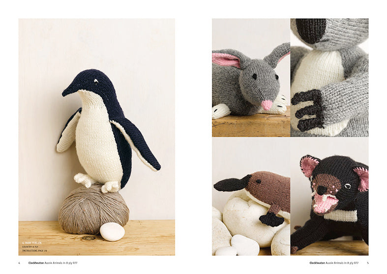 Cleckheaton - knit pattern - Aussie Animals -  - CB4444-977