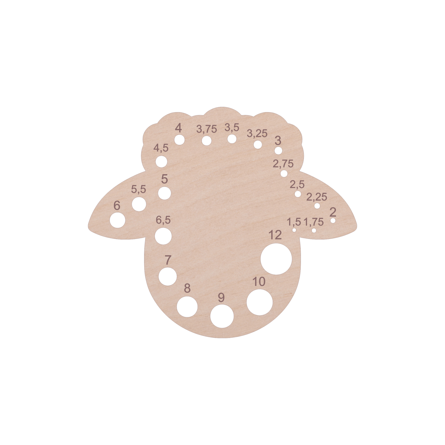 Fiori Sheep Needle Gauge